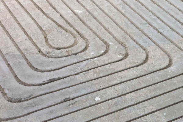 foto van vloerverwarming infrezen