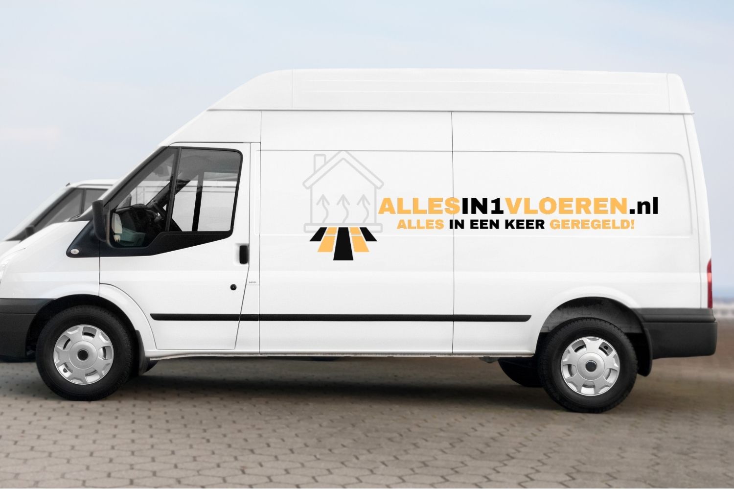 Bedrijfsbus van allesin1vloeren