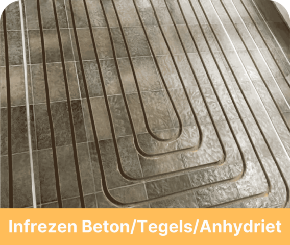 Infrezen in Beton/Tegels of Anhydriet